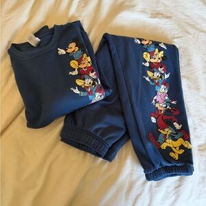 Mickey and Friends Sweat Set